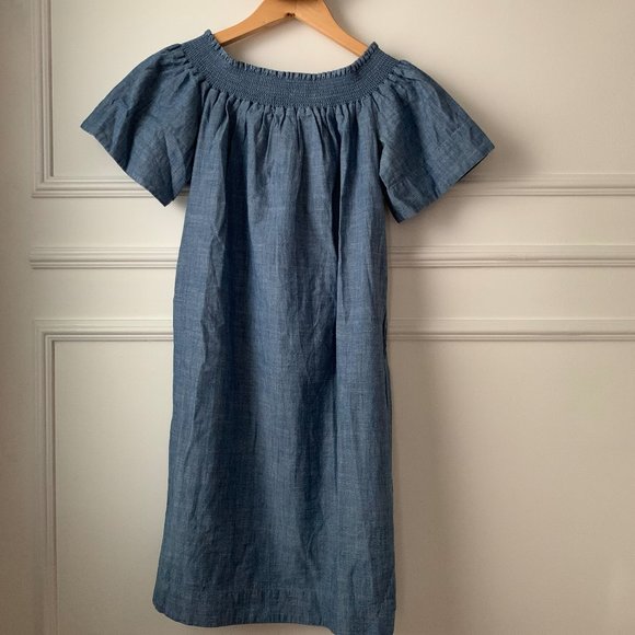 J.Crew Chambray Dress - Picture 3 of 4